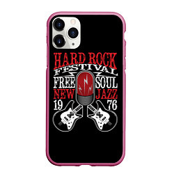 Чехол iPhone 11 Pro матовый HARD ROCK FESTIVAL