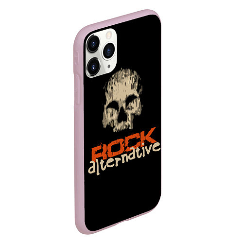 Чехол iPhone 11 Pro матовый ROCK ALTERNATIVE / 3D-Розовый – фото 2