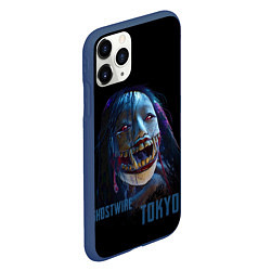 Чехол iPhone 11 Pro матовый Ghostwire Tokyo, цвет: 3D-тёмно-синий — фото 2