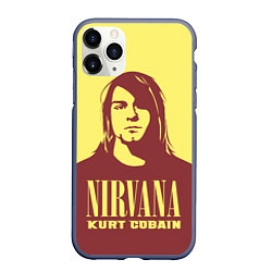 Чехол iPhone 11 Pro матовый Nirvana - Kurt Cobain