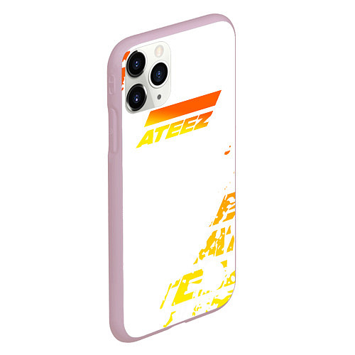 Чехол iPhone 11 Pro матовый Ateez / 3D-Розовый – фото 2