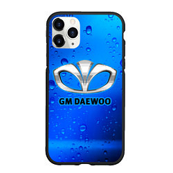 Чехол iPhone 11 Pro матовый DAEWOO Капли Дождя, цвет: 3D-черный