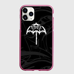 Чехол iPhone 11 Pro матовый Bring me the horizon, цвет: 3D-малиновый