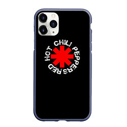 Чехол iPhone 11 Pro матовый Red Hot Chili Peppers Rough Logo