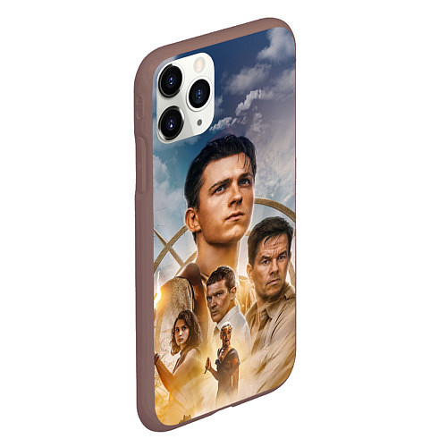 Чехол iPhone 11 Pro матовый Uncharted: на картах не значится / 3D-Коричневый – фото 2