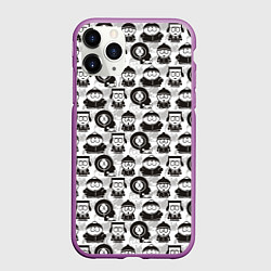 Чехол iPhone 11 Pro матовый Южный парк - персонажи South Park, цвет: 3D-фиолетовый