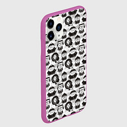 Чехол iPhone 11 Pro матовый Южный парк - персонажи South Park, цвет: 3D-фиолетовый — фото 2