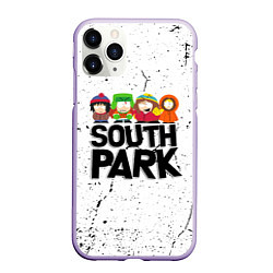 Чехол iPhone 11 Pro матовый Южный парк мультфильм - персонажи South Park