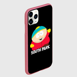 Чехол iPhone 11 Pro матовый Южный парк - Эрик Eric, цвет: 3D-малиновый — фото 2