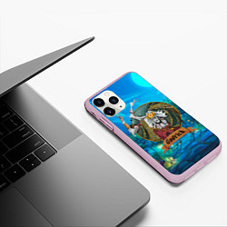 Чехол iPhone 11 Pro матовый Godrick Elden ring, цвет: 3D-розовый — фото 2