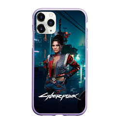 Чехол iPhone 11 Pro матовый Panam cyberpunk 2077