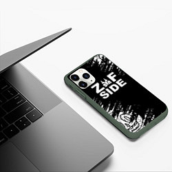 Чехол iPhone 11 Pro матовый Die antwoord, цвет: 3D-темно-зеленый — фото 2
