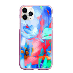 Чехол iPhone 11 Pro матовый Fashion floral pattern