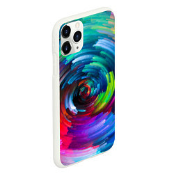 Чехол iPhone 11 Pro матовый Vanguard color pattern 2029, цвет: 3D-белый — фото 2