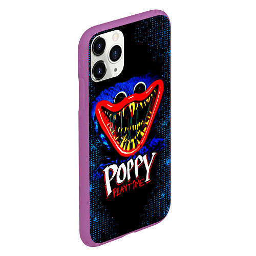 Чехол iPhone 11 Pro матовый POPPY PLAYTIME ХАГГИ ВАГГИ ПОППИ ПЛЕЙТАЙМ / 3D-Фиолетовый – фото 2