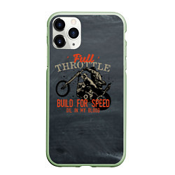 Чехол iPhone 11 Pro матовый Full Throttle Полный газ