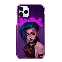 Чехол iPhone 11 Pro матовый ARCANE League Of Legends JINX