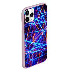 Чехол iPhone 11 Pro матовый Neon pattern Fashion 2055, цвет: 3D-розовый — фото 2