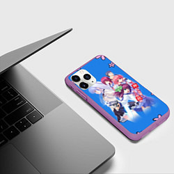 Чехол iPhone 11 Pro матовый Ангельские ритмы вместе, цвет: 3D-фиолетовый — фото 2