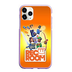 Чехол iPhone 11 Pro матовый VR игра REC ROOM, цвет: 3D-сиреневый