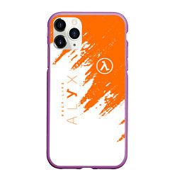 Чехол iPhone 11 Pro матовый Half-life texture, цвет: 3D-фиолетовый