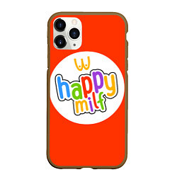 Чехол iPhone 11 Pro матовый HAPPY MILF