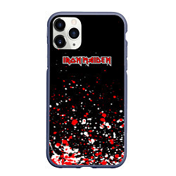 Чехол iPhone 11 Pro матовый Iron maiden