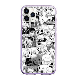 Чехол iPhone 11 Pro матовый Ansatsu kyoshitsu pattern