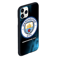 Чехол iPhone 11 Pro матовый МАНЧЕСТЕР СИТИ Manchester City 5, цвет: 3D-черный — фото 2
