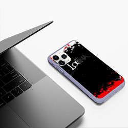 Чехол iPhone 11 Pro матовый Louna Tracktor Bowling, цвет: 3D-светло-сиреневый — фото 2