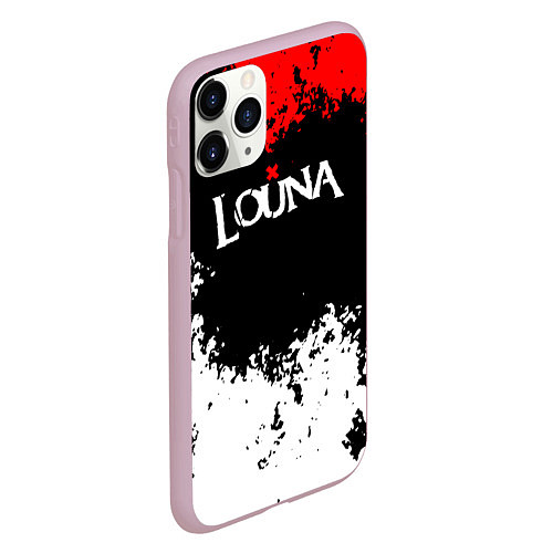 Чехол iPhone 11 Pro матовый Louna band / 3D-Розовый – фото 2