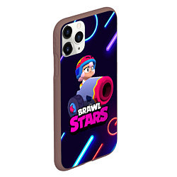 Чехол iPhone 11 Pro матовый Brawl stars Bonny, цвет: 3D-коричневый — фото 2