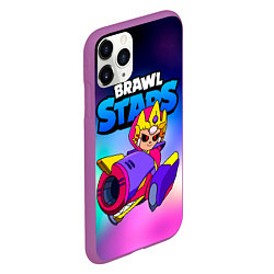 Чехол iPhone 11 Pro матовый Бонни Bonnie Empress Brawl Stars, цвет: 3D-фиолетовый — фото 2