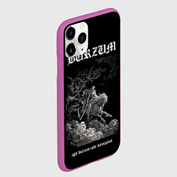 Чехол iPhone 11 Pro матовый Burzum ishi krimpatul, цвет: 3D-фиолетовый — фото 2