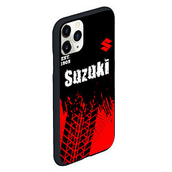 Чехол iPhone 11 Pro матовый SUZUKI Suzuki Est 1909 Шины, цвет: 3D-черный — фото 2