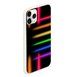 Чехол iPhone 11 Pro матовый Неоновое свечение Minimalism Neon, цвет: 3D-белый — фото 2