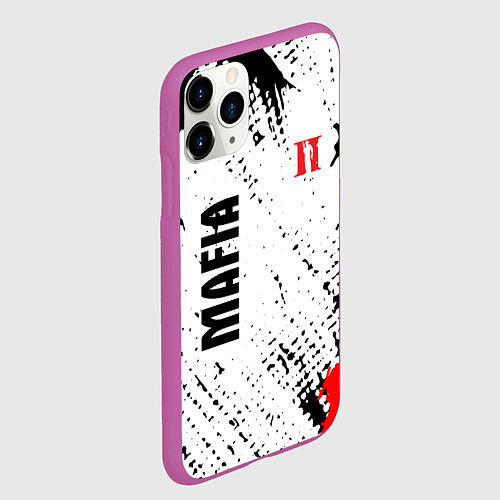 Чехол iPhone 11 Pro матовый Mafia 2: Definitive Edition / 3D-Фиолетовый – фото 2