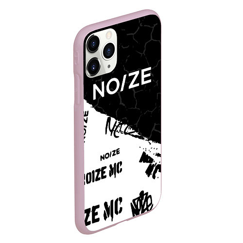 Чехол iPhone 11 Pro матовый Noize mc Паттерн / 3D-Розовый – фото 2