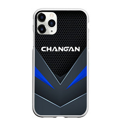 Чехол iPhone 11 Pro матовый CHANGAN - TECHNOLOGY ARMOR, цвет: 3D-белый