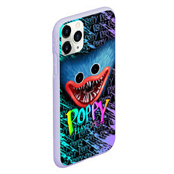 Чехол iPhone 11 Pro матовый POPPY PLAYTIME HAGGY WAGGY - ПОППИ ПЛЕЙТАЙМ ХАГГИ, цвет: 3D-светло-сиреневый — фото 2