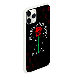 Чехол iPhone 11 Pro матовый Payton Moormeie: пейтон моормиер pattern, цвет: 3D-белый — фото 2