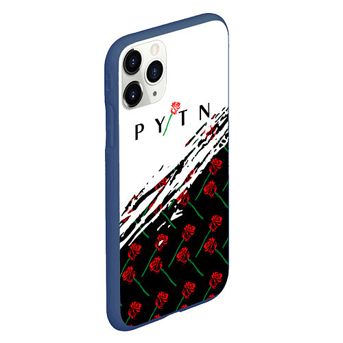 Чехол iPhone 11 Pro матовый Payton Moormeie PYTN X ROSE / 3D-Тёмно-синий – фото 2