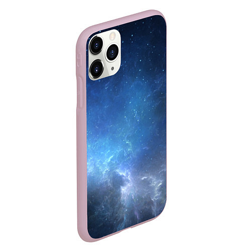 Чехол iPhone 11 Pro матовый Манящий космос / 3D-Розовый – фото 2