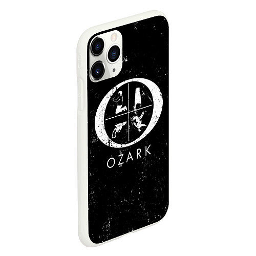 Чехол iPhone 11 Pro матовый Symbols Ozark / 3D-Белый – фото 2