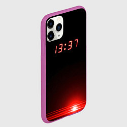 Чехол iPhone 11 Pro матовый 1337 Elite, цвет: 3D-фиолетовый — фото 2