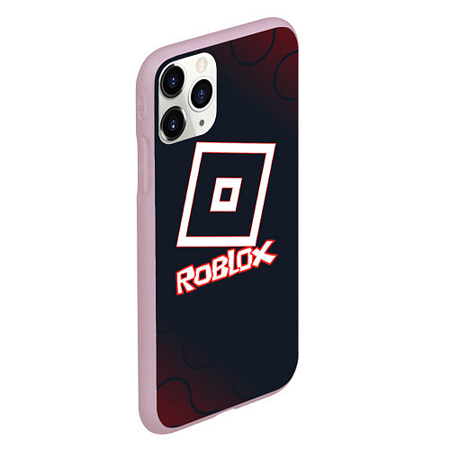 Чехол iPhone 11 Pro матовый Roblox : logo / 3D-Розовый – фото 2