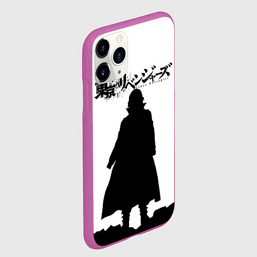 Чехол iPhone 11 Pro матовый МАЙКИ МАНДЗИРО ТОКИЙСКИЕ МСТИТЕЛИ / 3D-Фиолетовый – фото 2