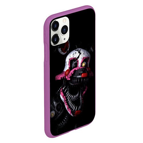 Чехол iPhone 11 Pro матовый Twisted Bonnie / 3D-Фиолетовый – фото 2