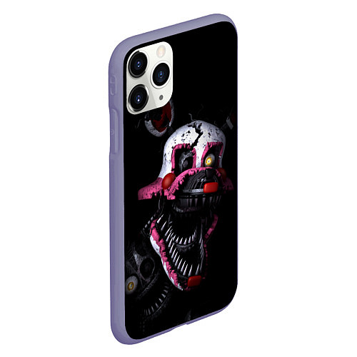 Чехол iPhone 11 Pro матовый Twisted Bonnie / 3D-Серый – фото 2