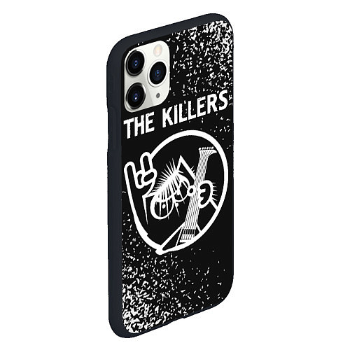 Чехол iPhone 11 Pro матовый The Killers - КОТ - Краска / 3D-Черный – фото 2